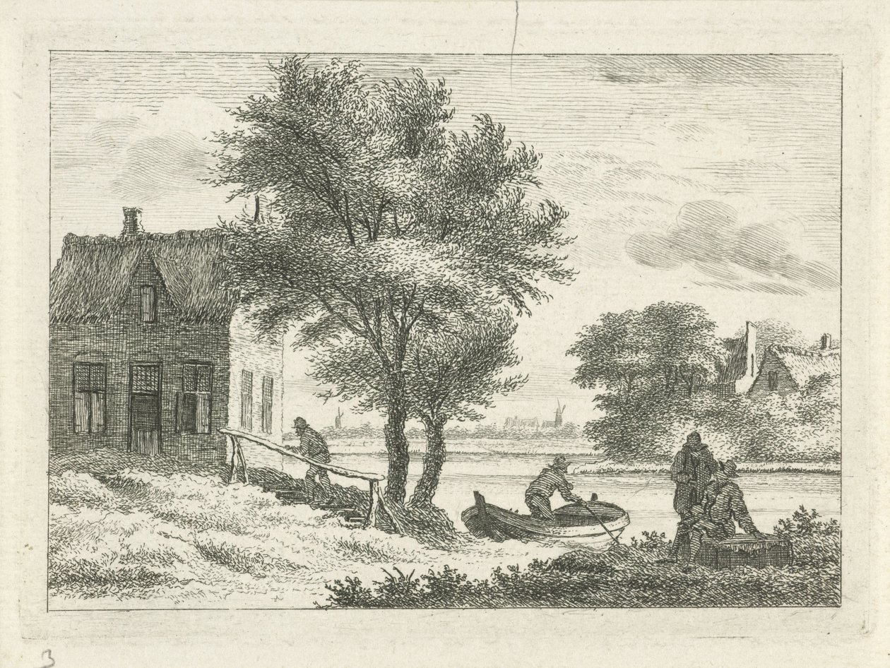 vista del rio de Hendrik Roosing