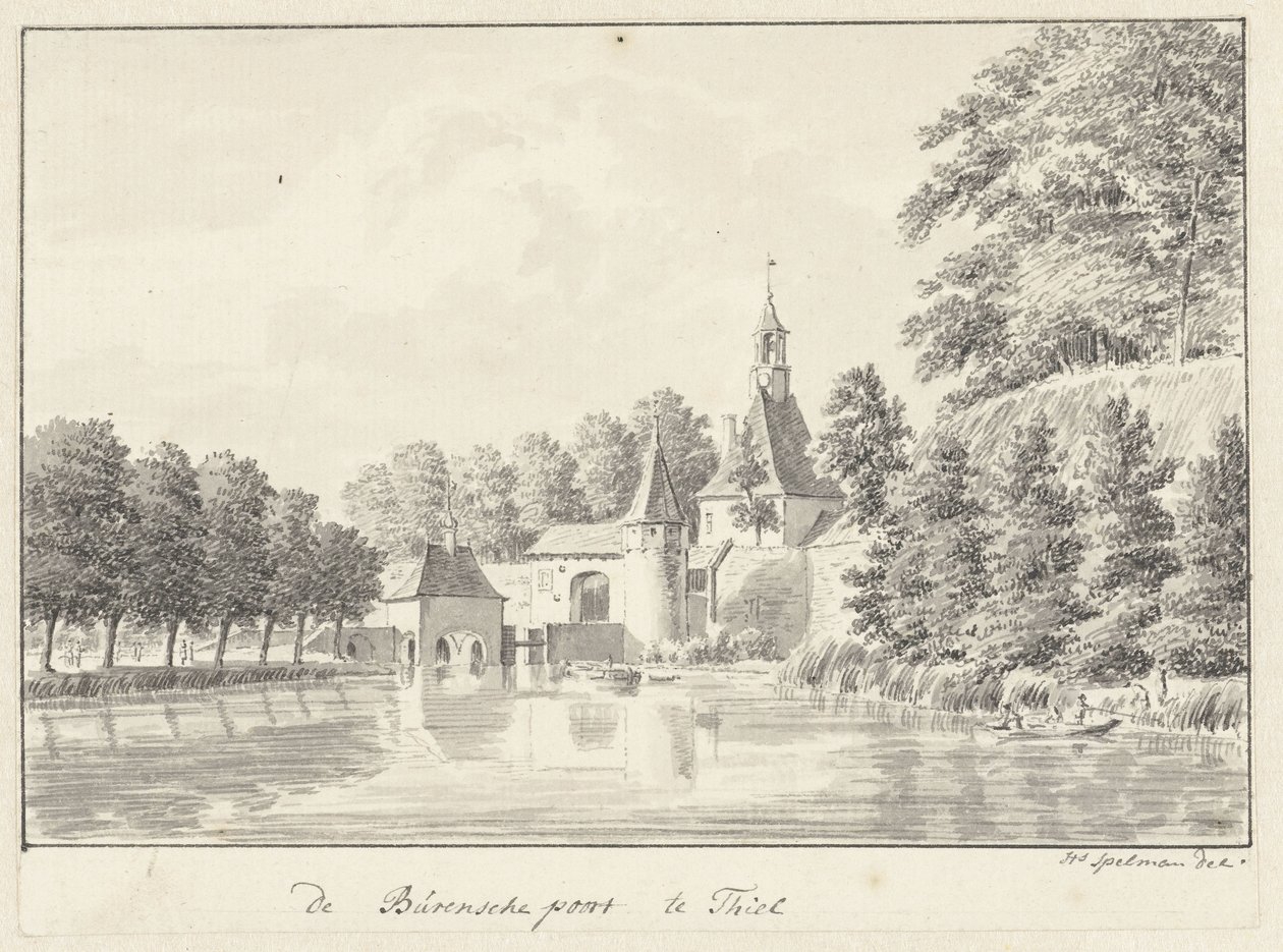 La puerta de Burense en Tiel de Hendrik Spilman