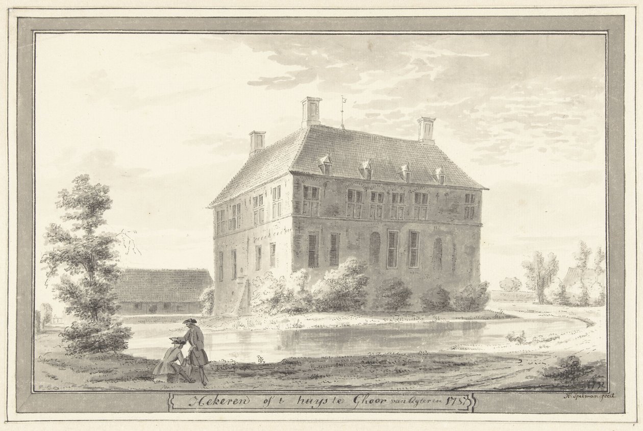 El havezathe Heeckeren cerca de Goor, en Twente de Hendrik Spilman