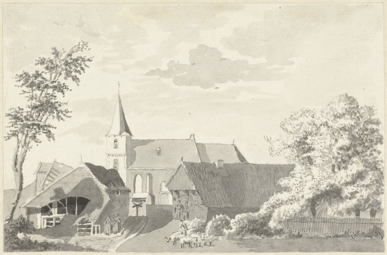 Pueblo de Etten cerca de Gendringen de Hendrik Tavenier