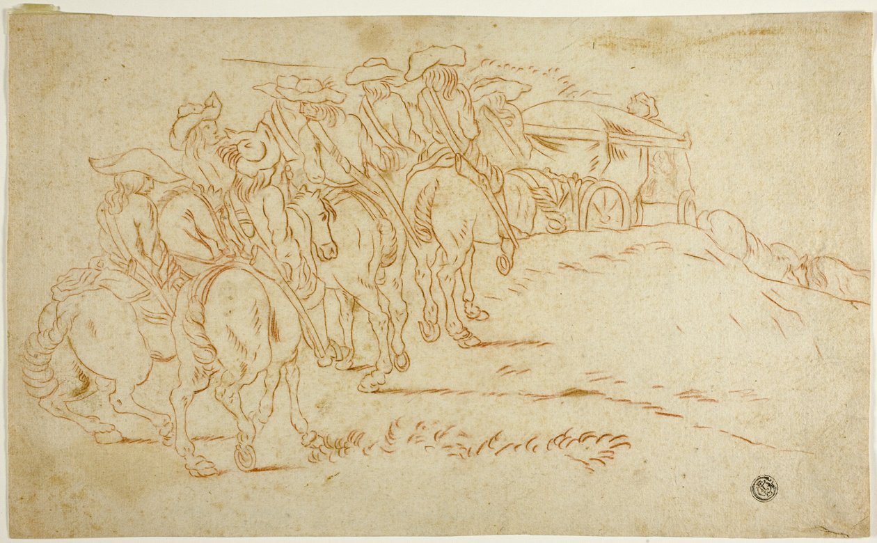 Carruaje de escolta de caballería de Hendrik Verschuring