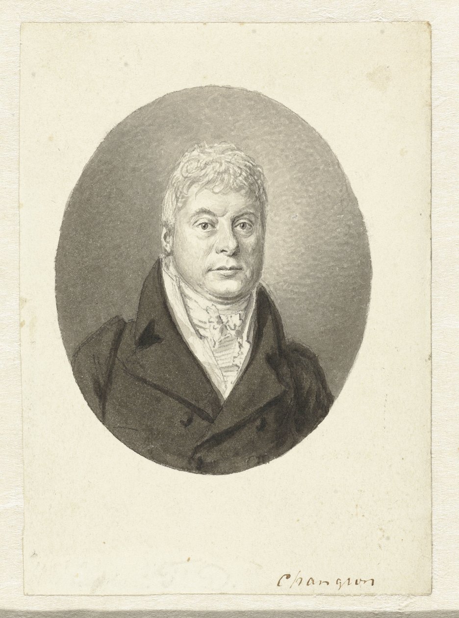 Portret van F. D. Changuión de Hendrik Willem Caspari