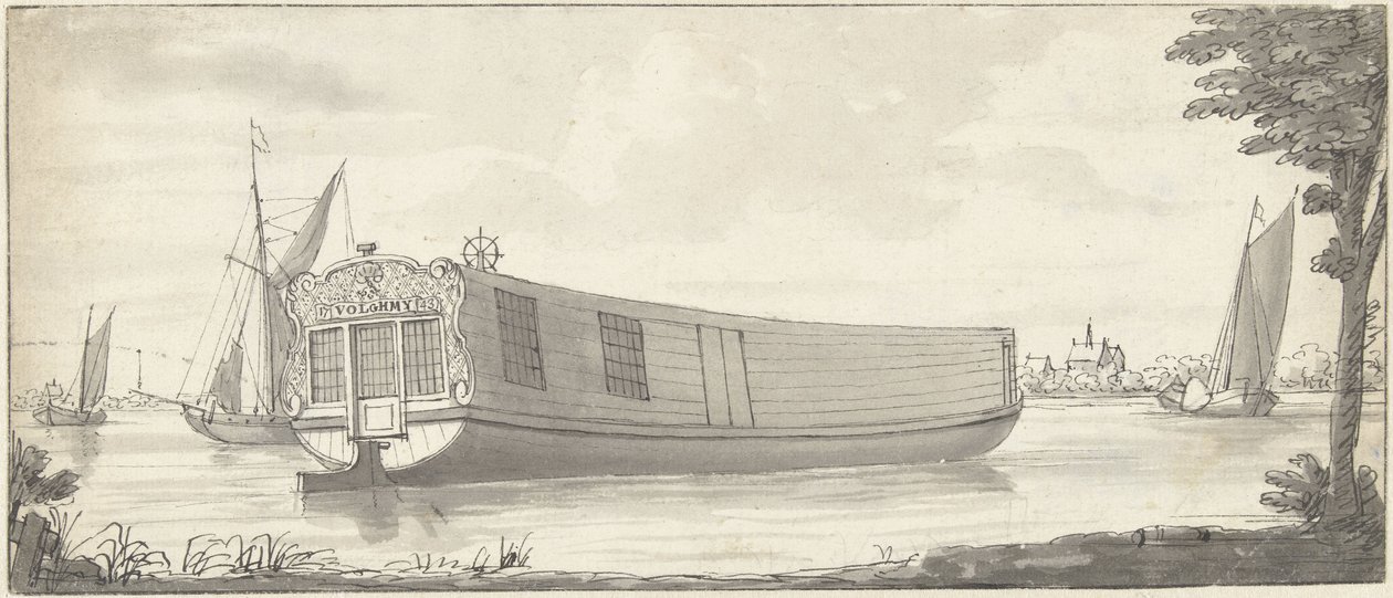 La nave voladora Volgh My de Hendrik de Leth