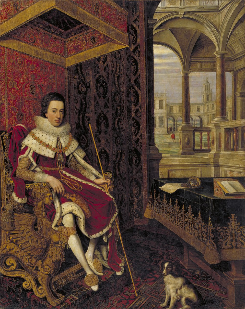 Carlos I (1600-1649) cuando era Príncipe de Gales de Hendrik van II Steenwijck