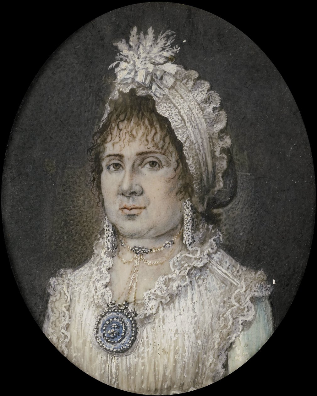 Catharina Theresia Weber (1760/61-1847). Esposa de Joannes Titsingh, Amsterdam de Hendrik van Overklift (possibly)