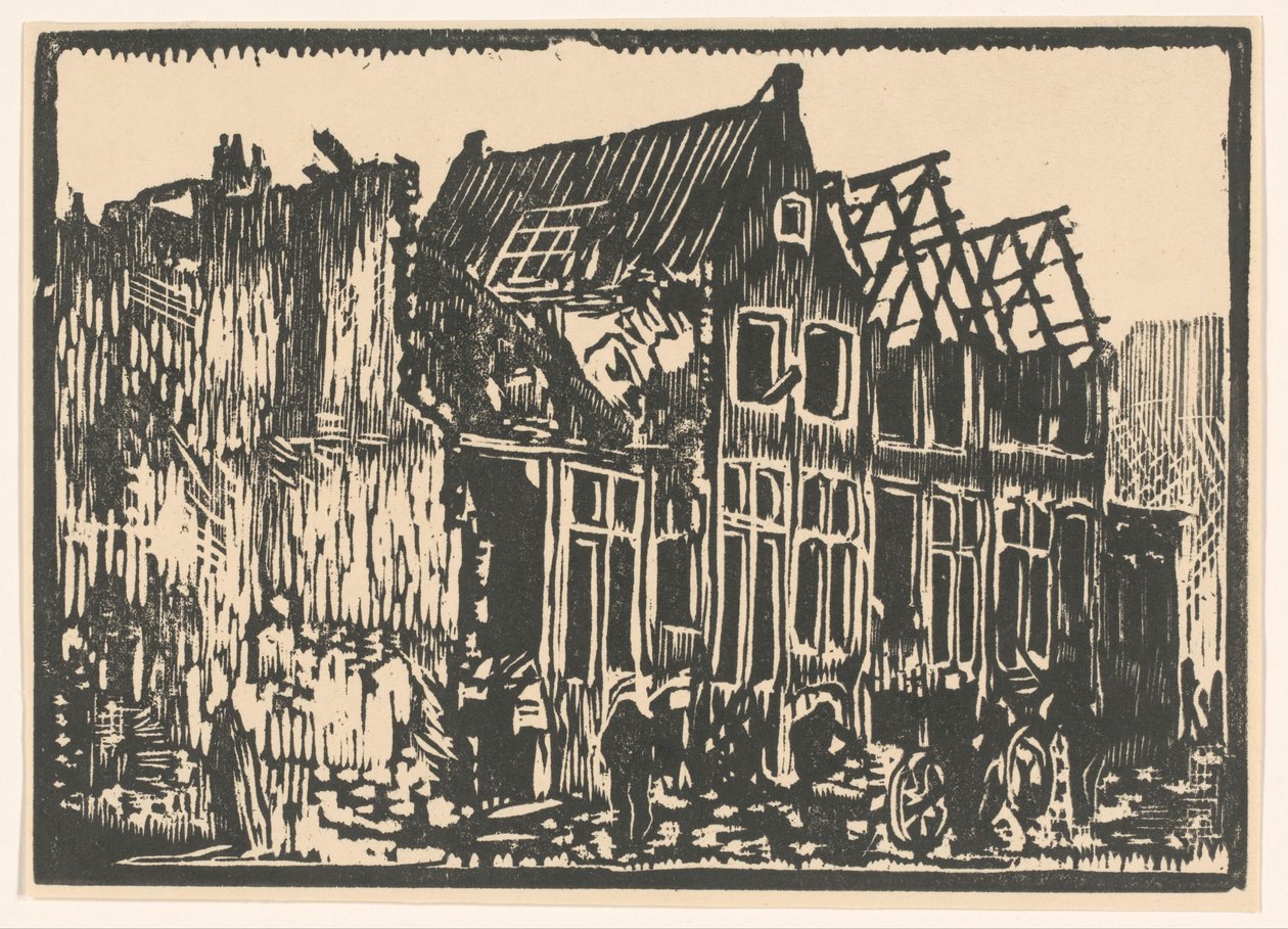 Casas y ruinas de Hendrik van Straten