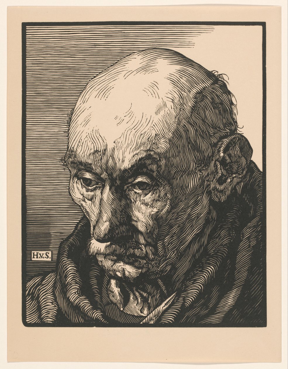 Retrato de un anciano desconocido de Hendrik van Straten