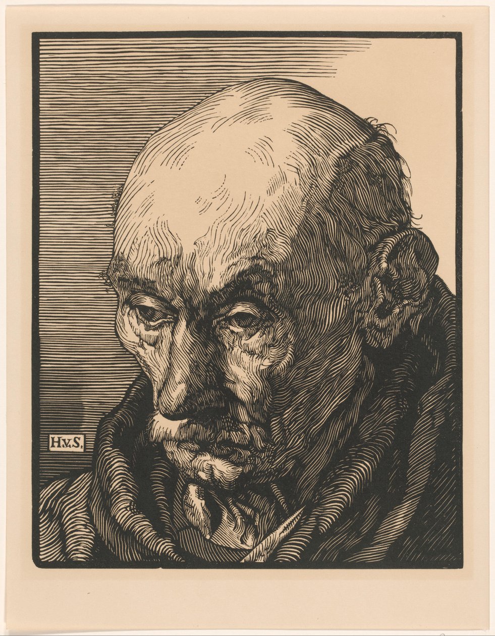 Retrato de un anciano desconocido de Hendrik van Straten