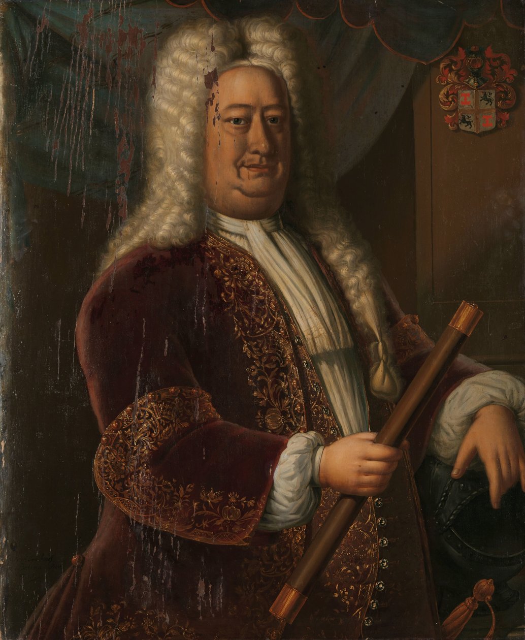 Dirk van Cloon (1730-1735)
Retrato de Dirk van Cloon, Gobernador General de las Indias Orientales Holandesas de Hendrik van den Bosch