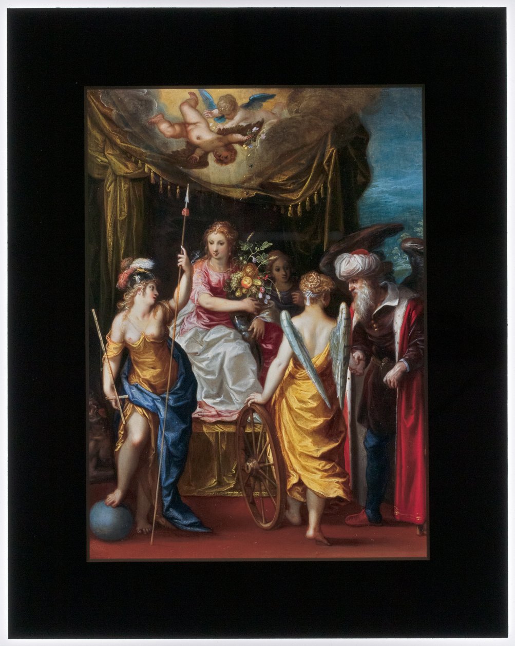 Minerva, Abundantia y Fortuna de Hendrik van the Elder Balen