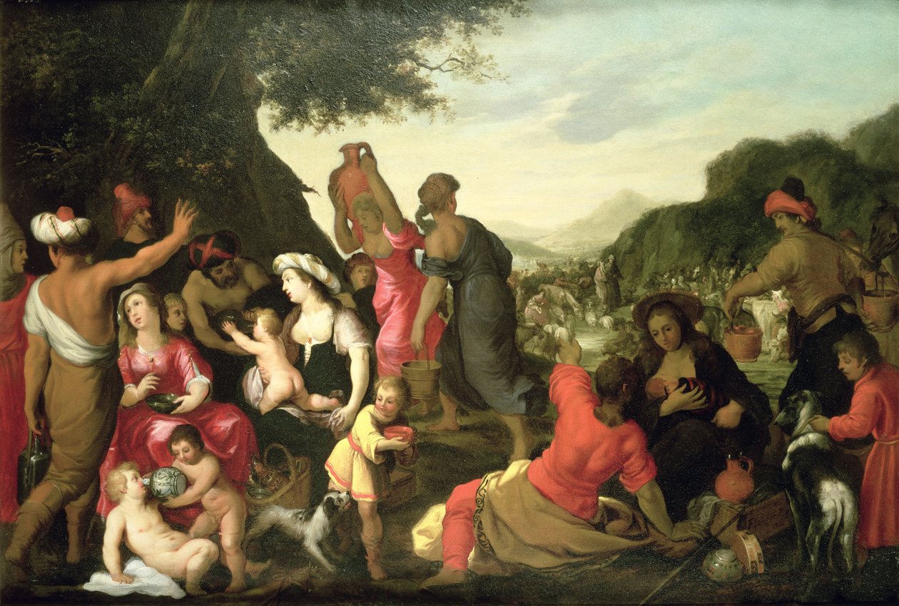 Los israelitas en el desierto de Hendrik van the Elder Balen