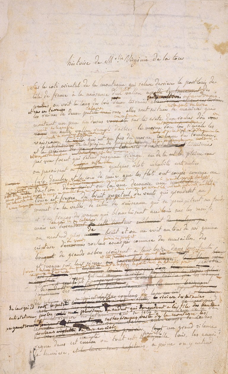 Página de apertura de Paul et Virginie, 1787 de Henri Bernardin de Saint Pierre