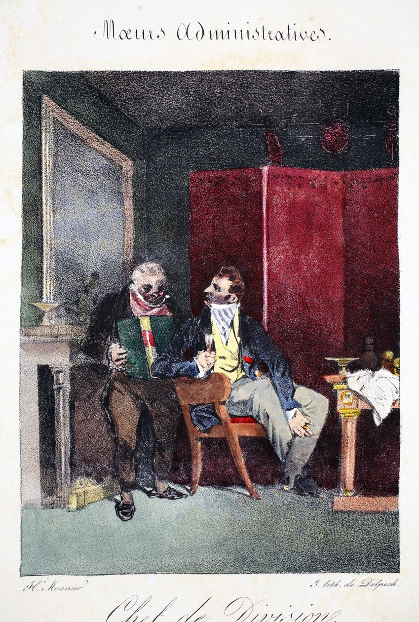 Chef de division, ilustración de 