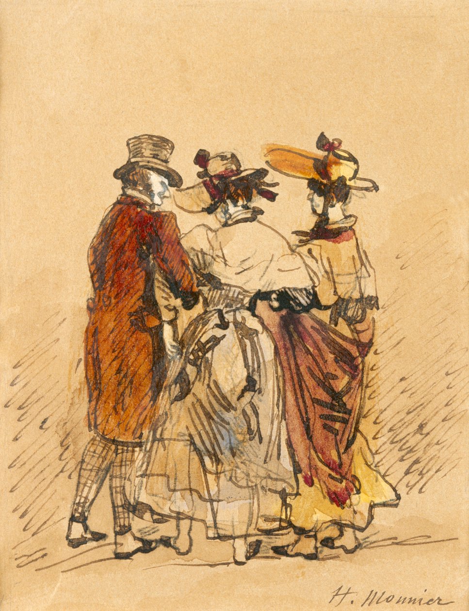 El paseo de Henri Bonaventure Monnier