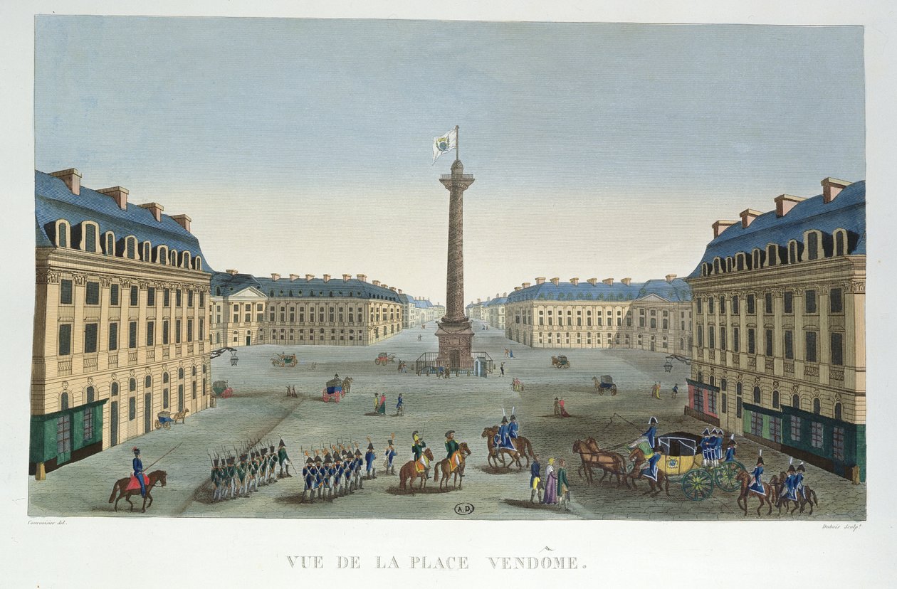 La Place Vendôme, c.1815-20 de Henri Courvoisier Voisin