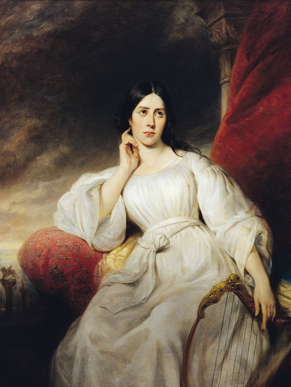 Madame Malibran (1808-36) en el papel de Desdémona, 1830 de Henri Decaisne