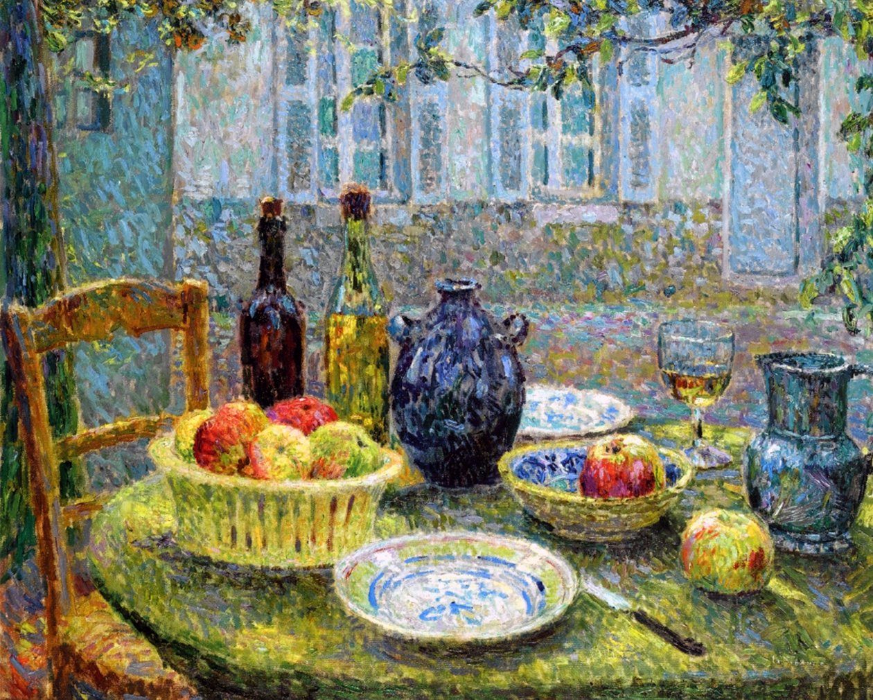 La mesa de Pierre, 1920 de Henri Eugene Augustin Le Sidaner