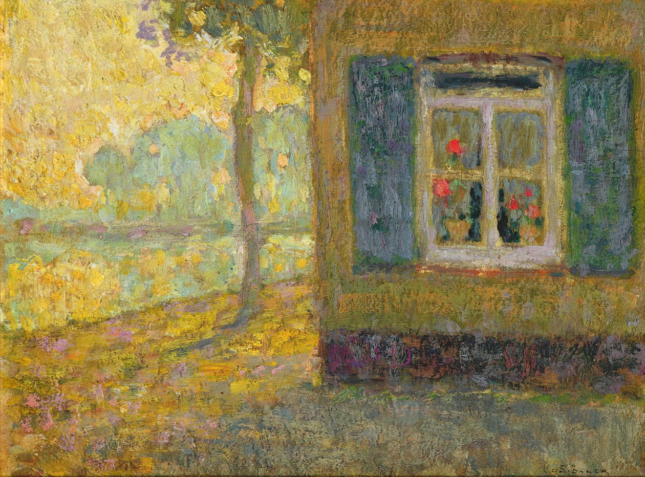 El Camino del Canal, Gravelines de Henri Eugene Augustin Le Sidaner