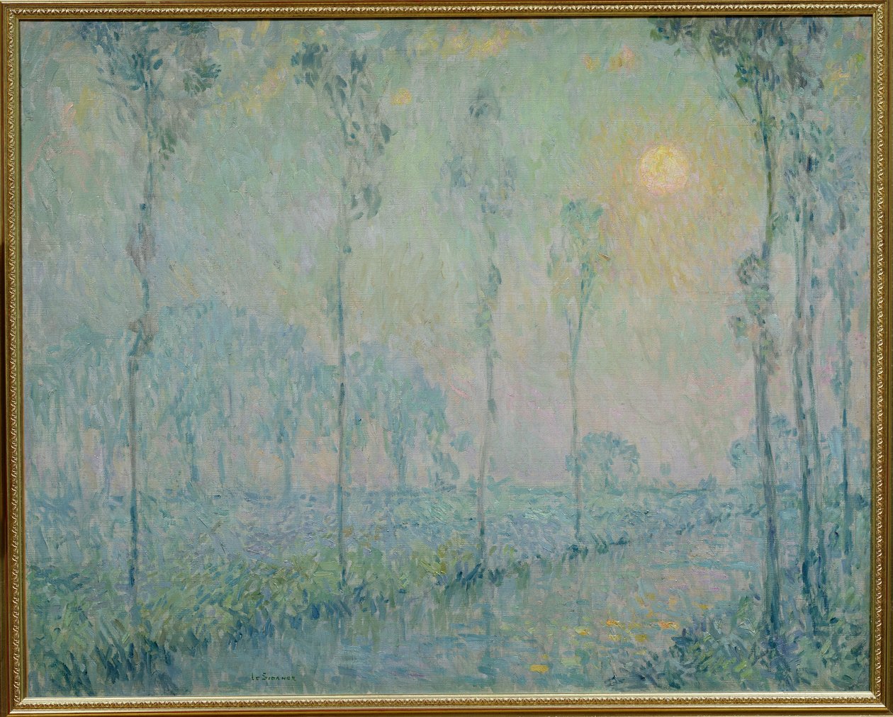 El arroyo al atardecer, 1923 de Henri Eugene Augustin Le Sidaner