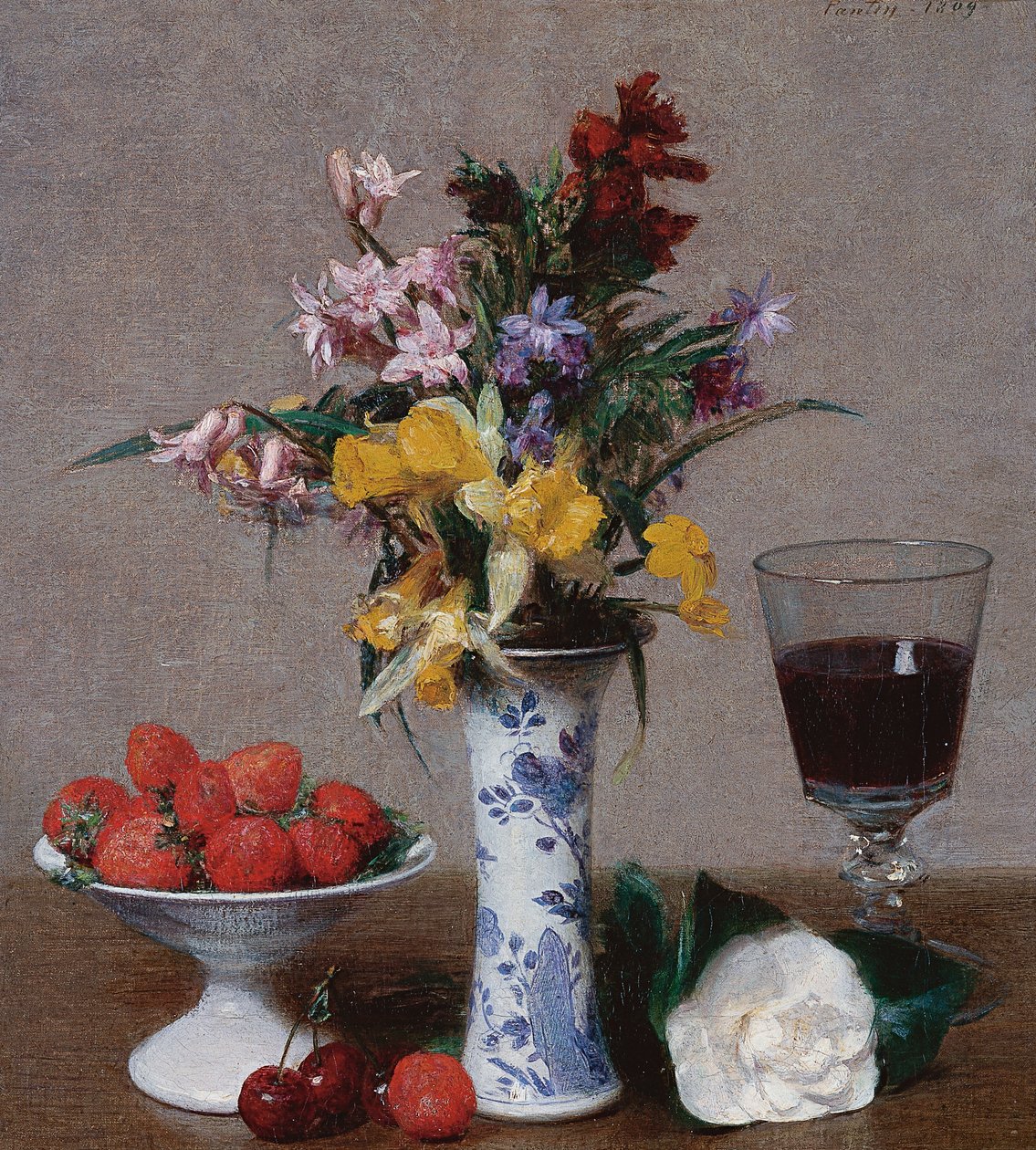 El Ramo de Novia de Ignace Henri Jean Fantin Latour