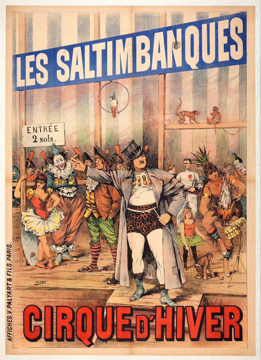 Los Saltimbanquis de Henri Gray