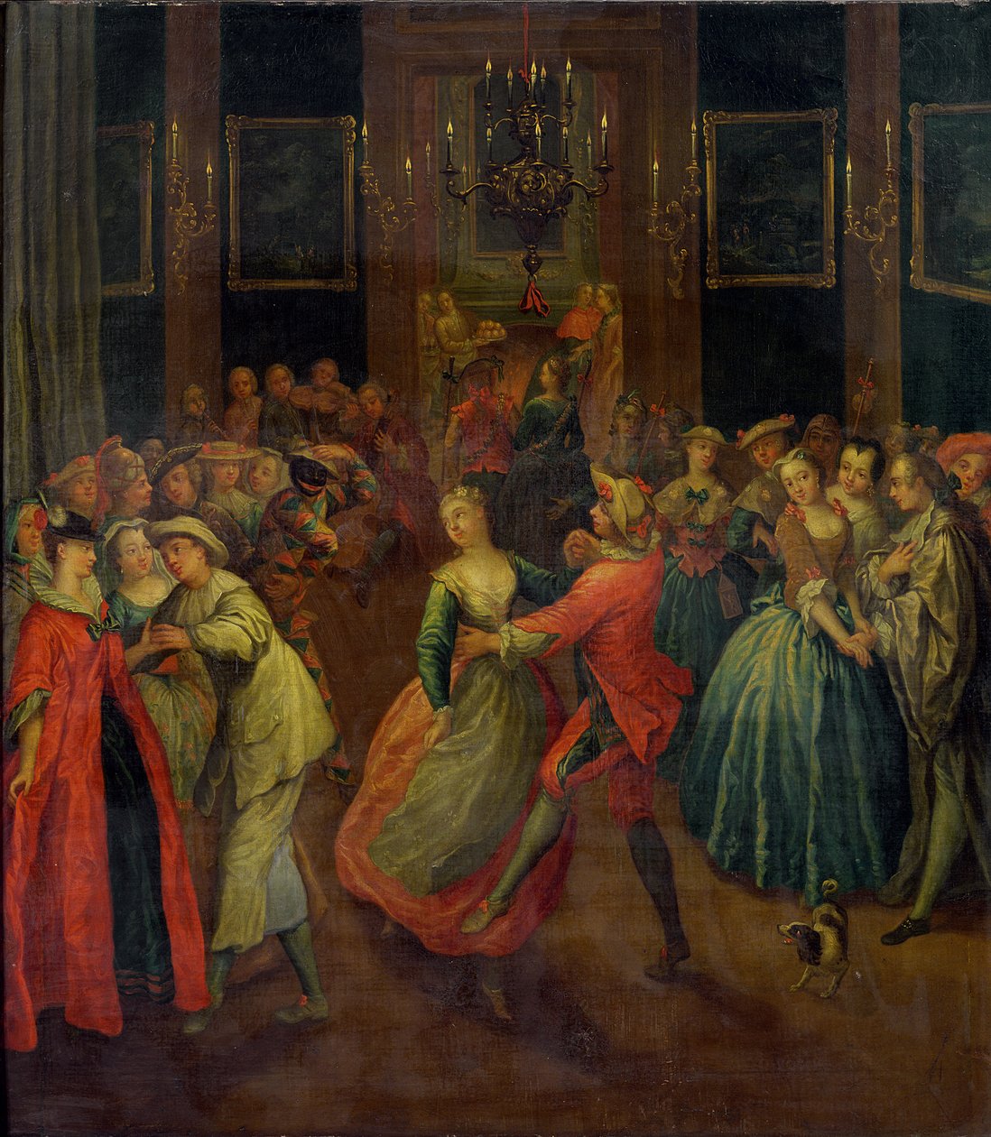 El Baile de Disfraces de Henri Joseph Van Blarenberghe