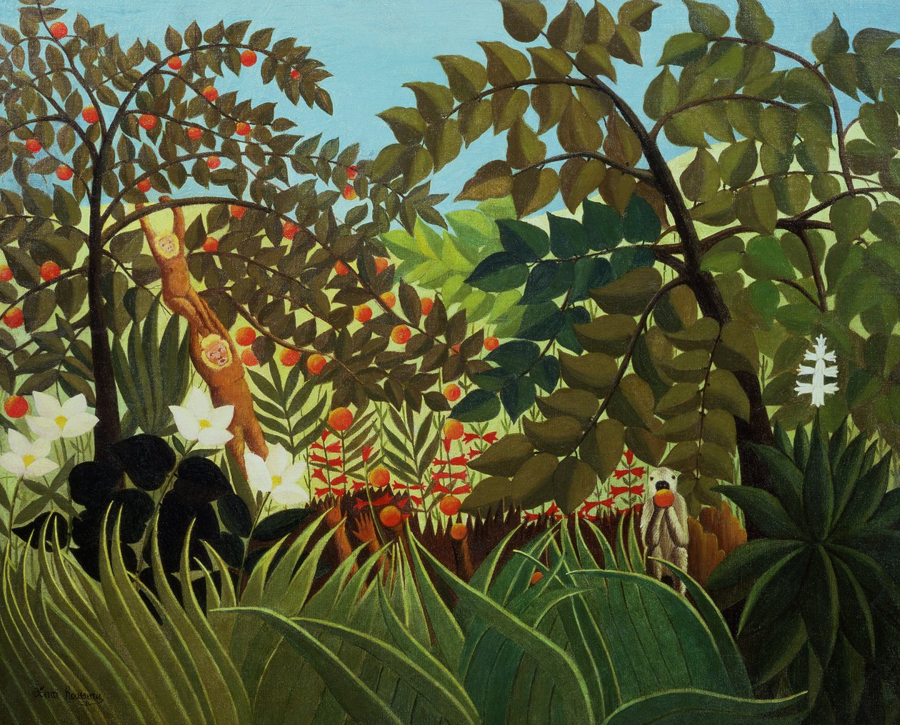 Paisaje exótico de Henri Rousseau