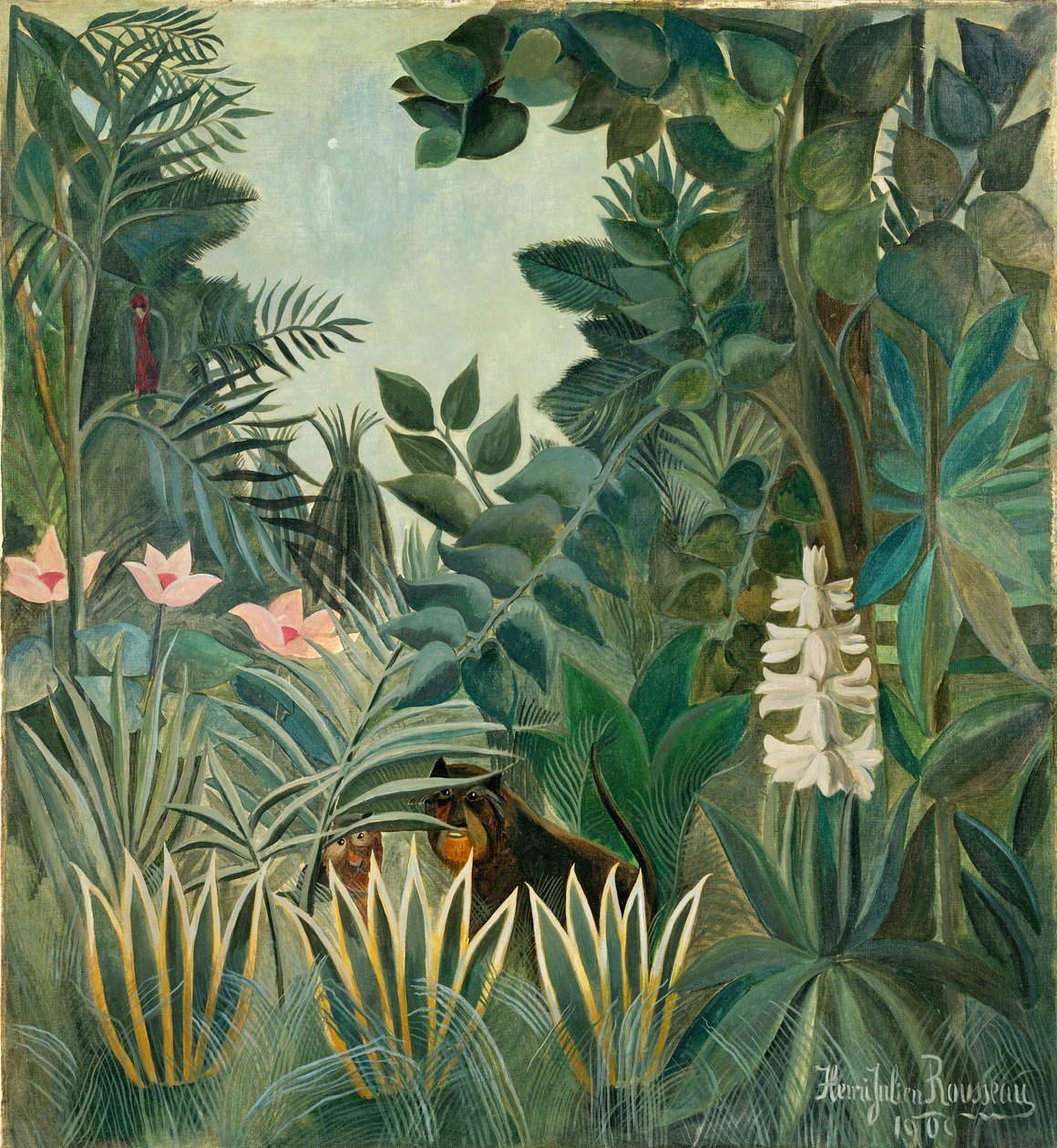 La Jungla Ecuatorial, 1909 de Henri Rousseau