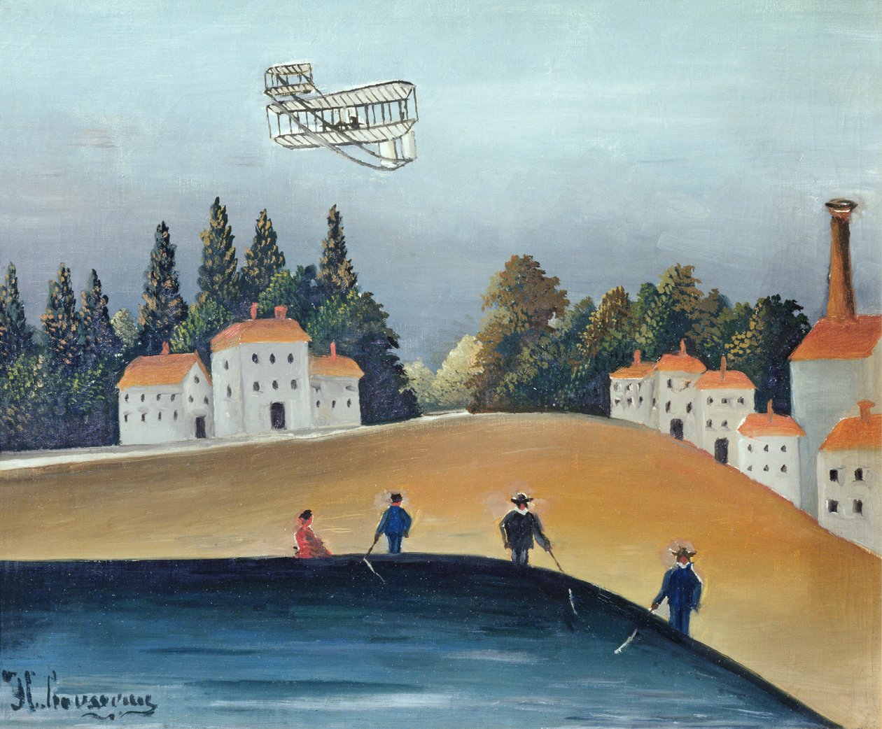 Los pescadores, c.1908-09 de Henri Rousseau