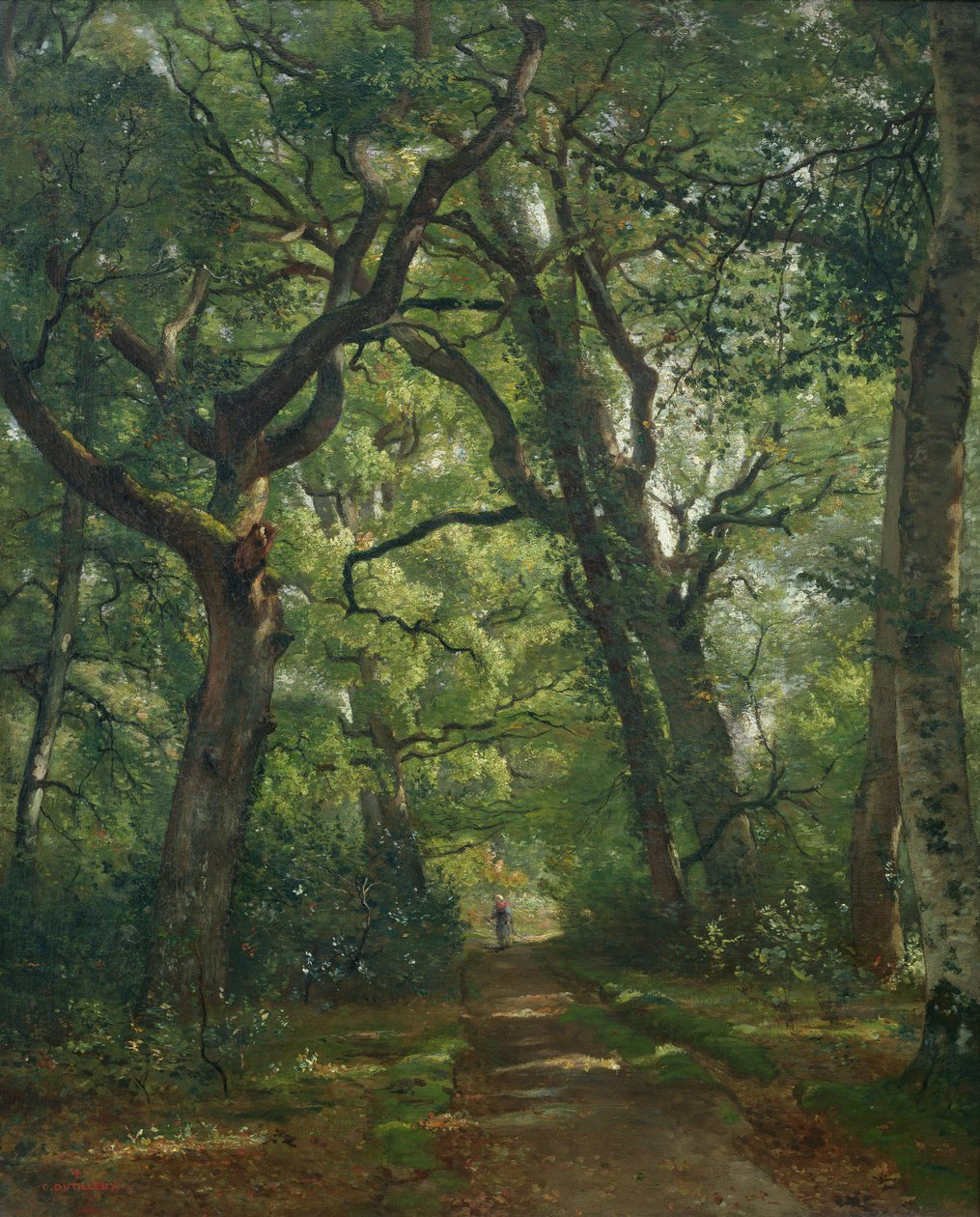 Camino en el Bosque, 1864 de Henri Joseph Constant Dutilleux