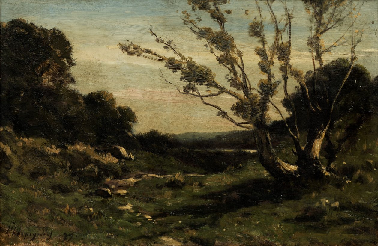 Mañana en el Nievre de Henri Joseph Harpignies