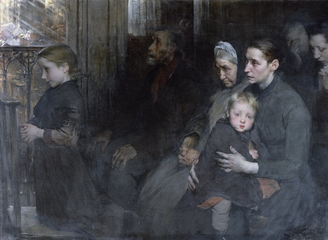 Resignados a su suerte, 1901 de Henri Jules Jean Geoffroy