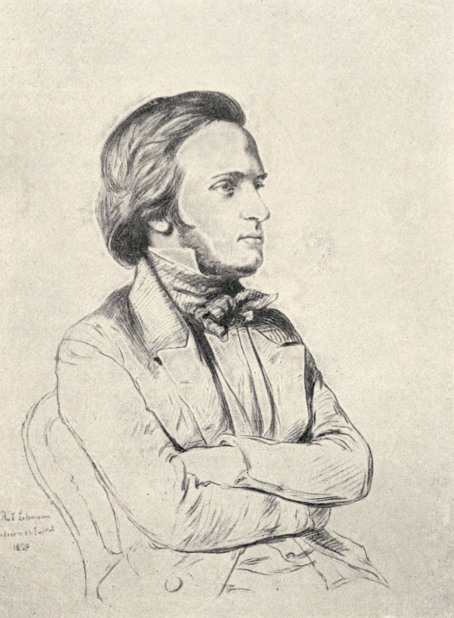 Wilhelm Richard Wagner en 1850 de Henri Lehmann