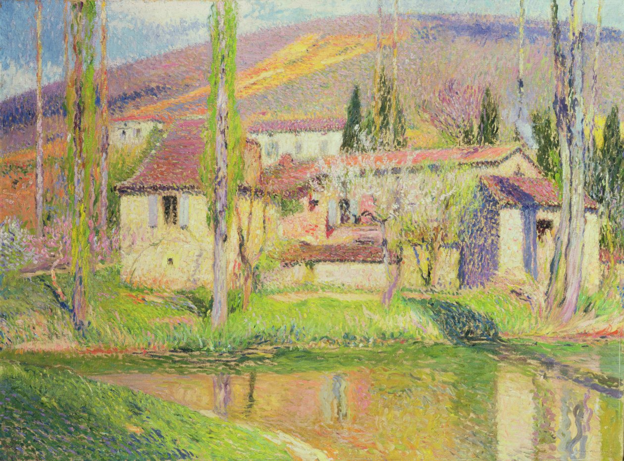 La Bastide du Vert, c.1909 de Henri Martin