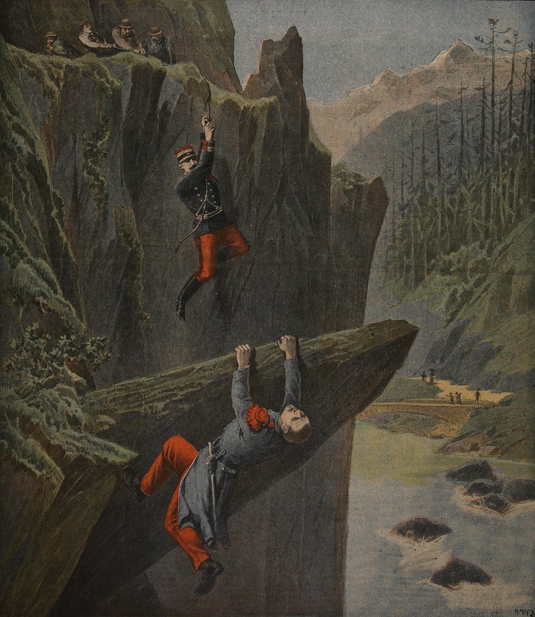 El Rescate de un Soldado, ilustración de 
