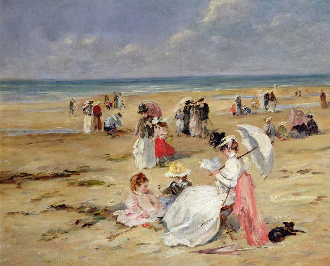 Playa en Courseulles de Henri Michel Levy