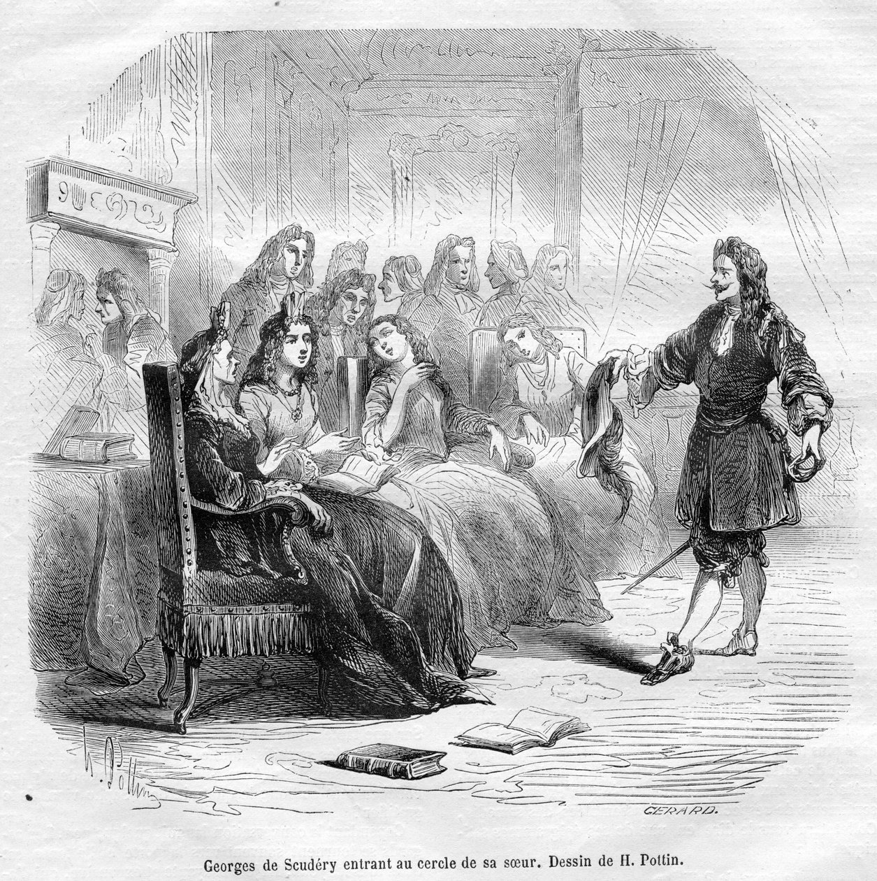 Grabado de Henri Pottin