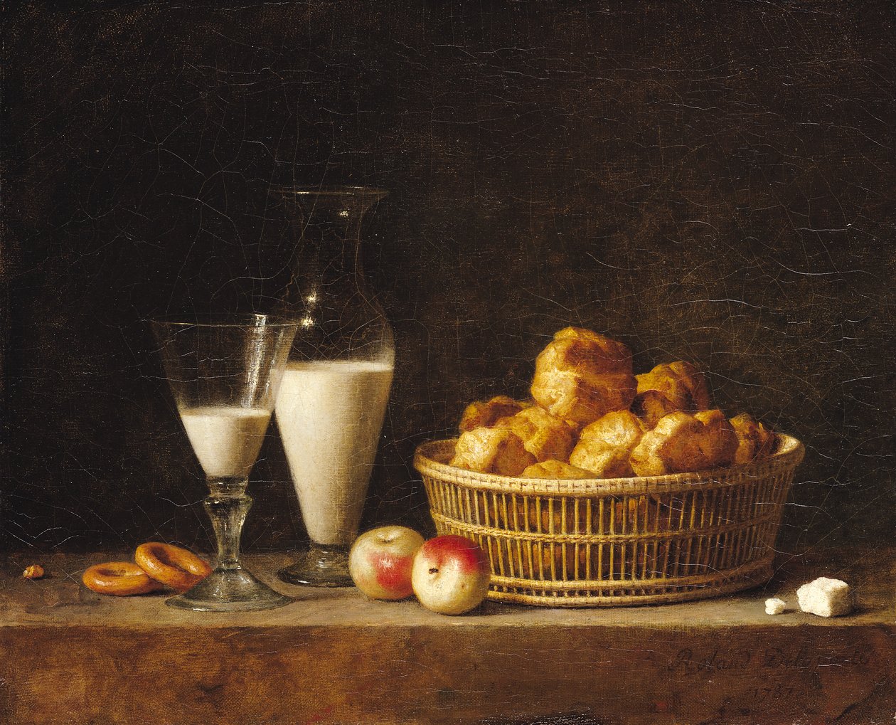 La Pequeña Colación, o La Garrafa de Orgeat, 1787 de Henri Roland de la Porte