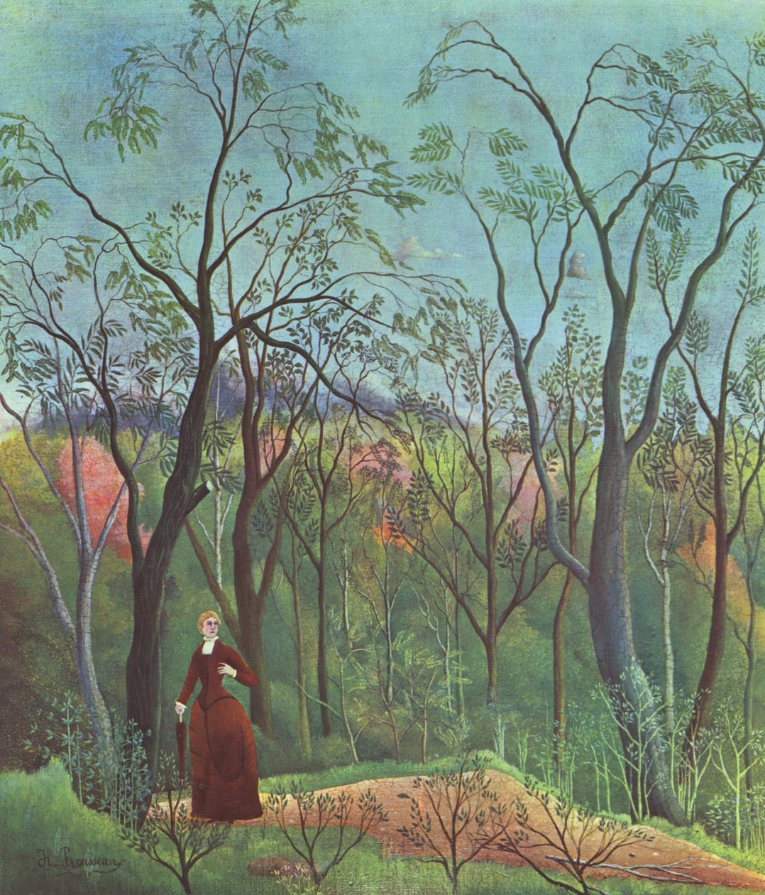 En el borde del bosque de Henri Rousseau