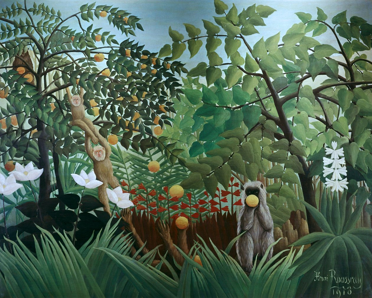 Paisaje Exótico, 1910 de Henri Rousseau