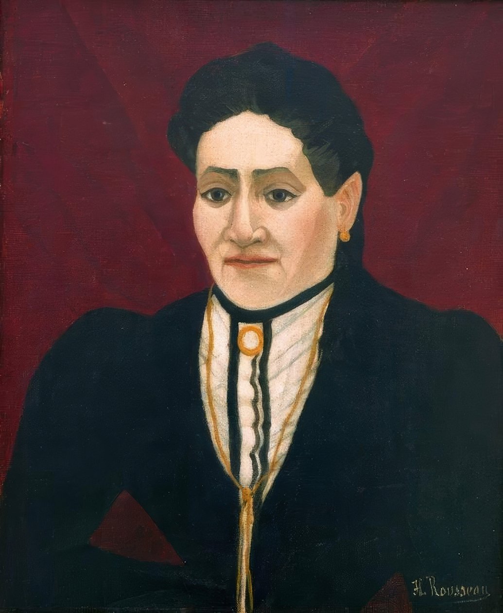Retrato de mujer | Henri Rousseau | Impresión de arte