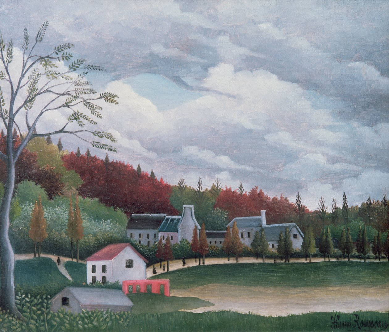 El Bievre en Gentilly, c.1895 de Henri Rousseau
