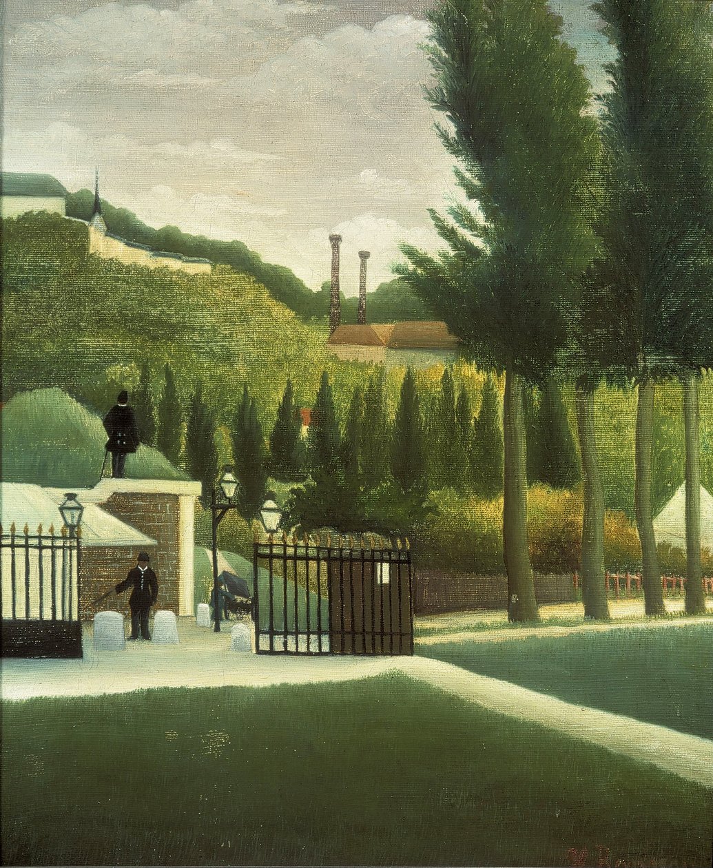 El puesto de aduanas de Henri Rousseau