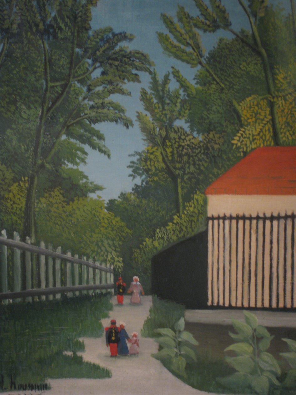 Vista del parque Montsouris de Henri Rousseau