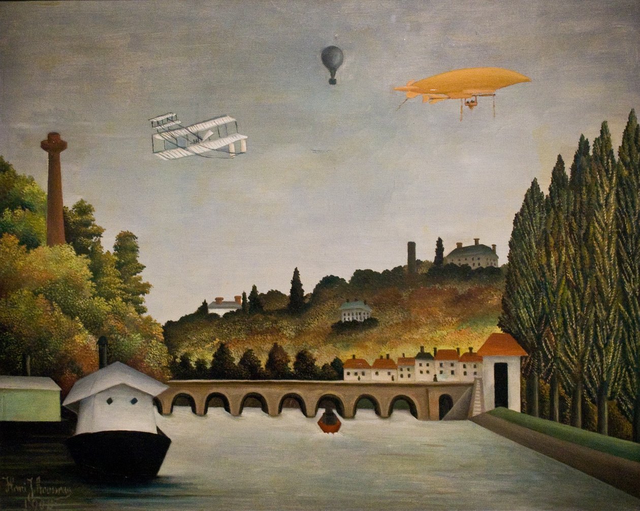 Vista del puente de Sèvres de Henri Rousseau