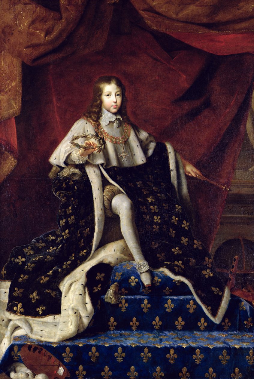 Retrato de Luis XIV (1638-1715) a los 10 años, 1648 de Henri Testelin
