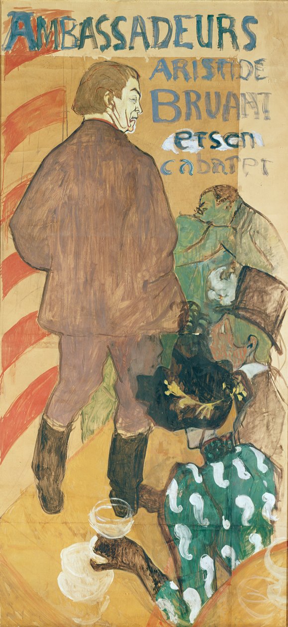 Ambassadeurs, Aristide Bruant y su cabaret de Henri de Toulouse Lautrec