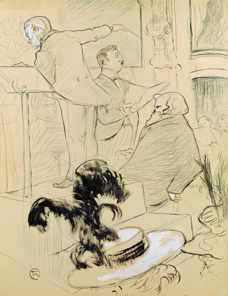 Ambroise Thomas (1811-96) en un ensayo de su ópera 