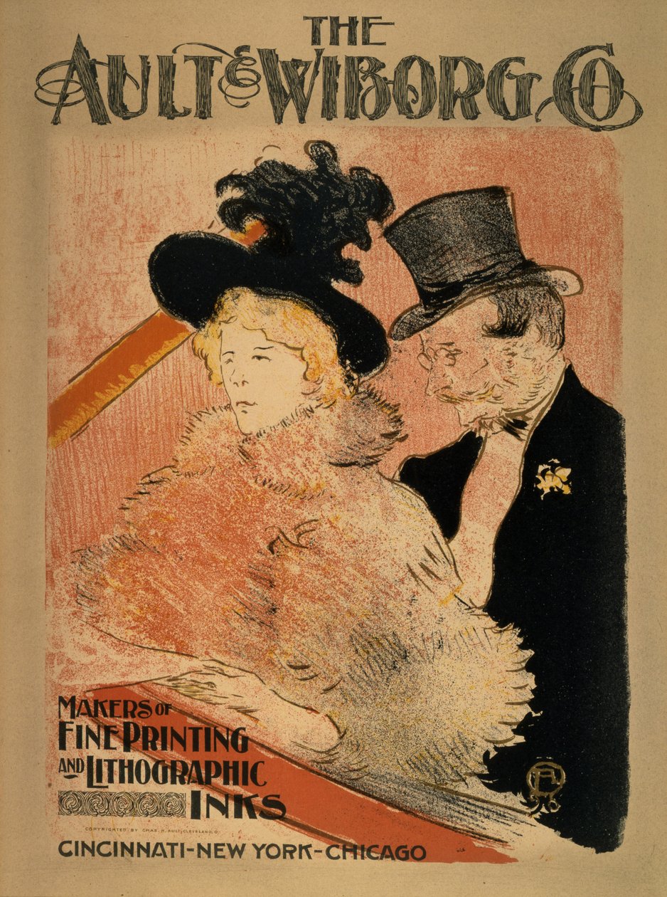 En el concierto, 1896 de Henri de Toulouse Lautrec