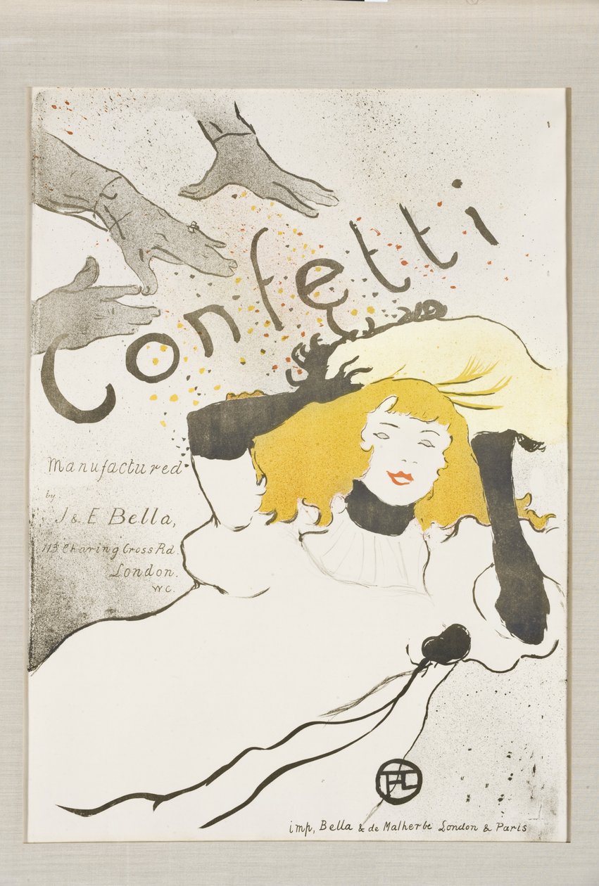 Confeti de Henri de Toulouse Lautrec